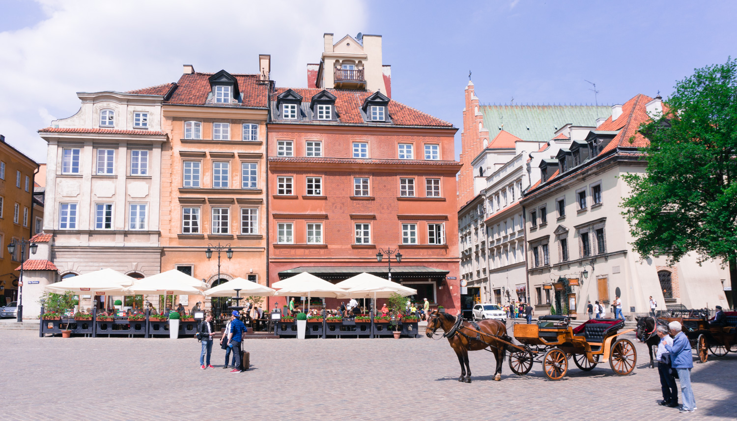 Strosa i gamla stan i Warszawa